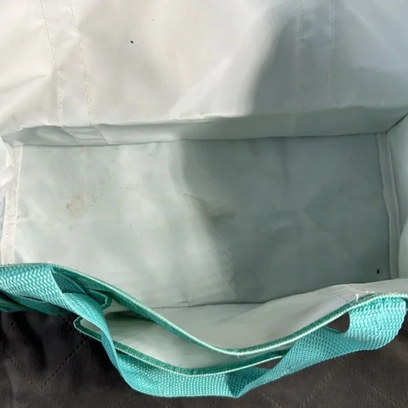 Thirty One Stampin For Fun Craft Bag Tote Green - Picture 2 of 9